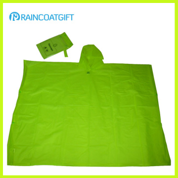 Poncho de chuva com capa de PVC com PVC impermeável (RVC-092)